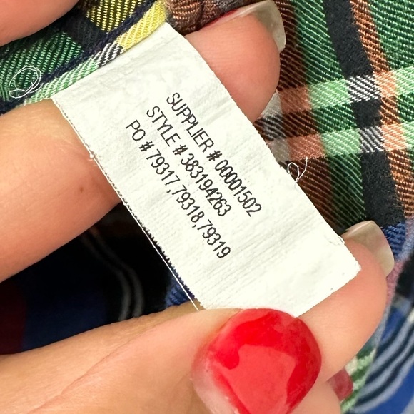 Vintage Kids Ralph Lauren plaid button down size s(8) - Picture 3 of 7